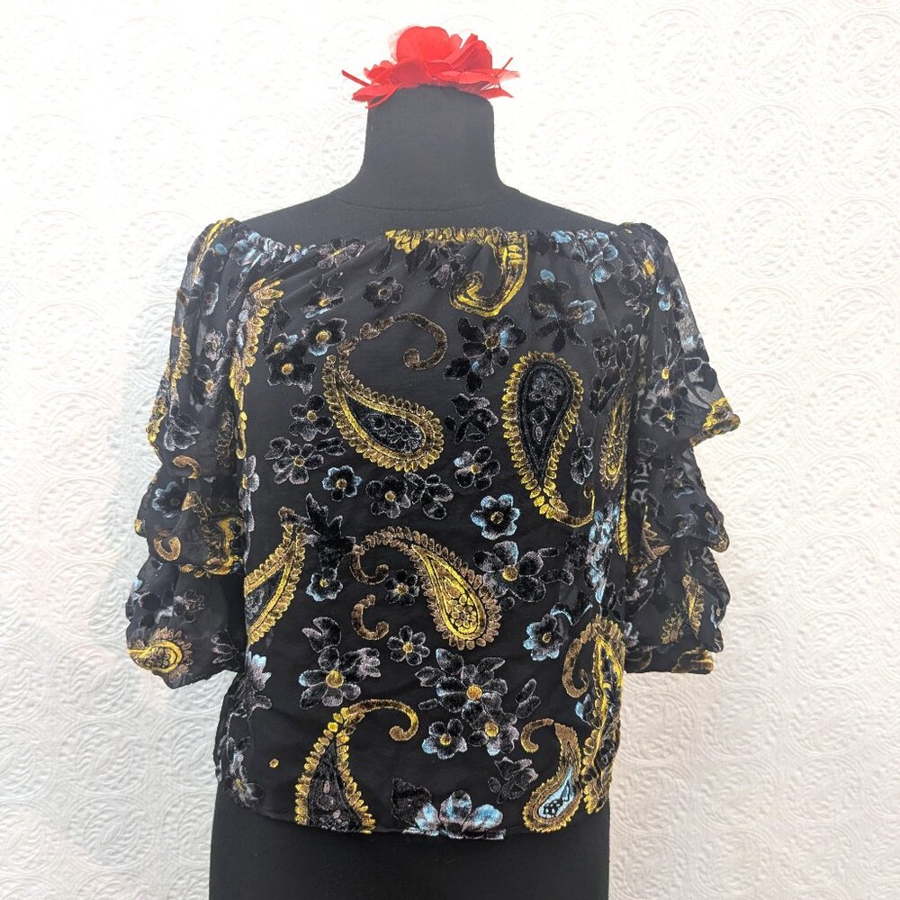 Stunning top by Chelsea & Violet - XS - Burnout Velvet